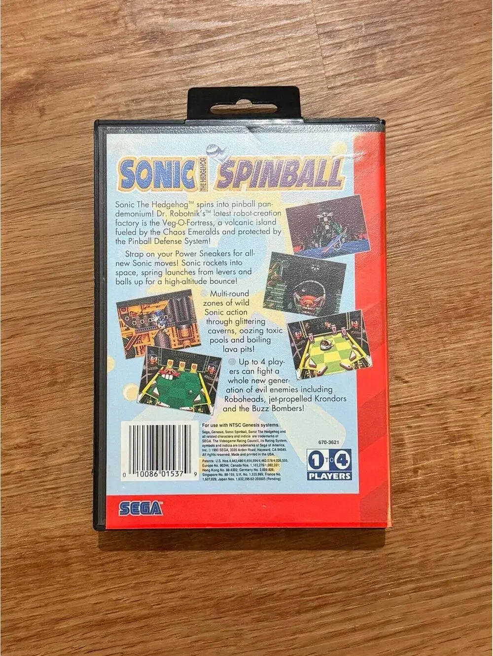 Sonic Spinball for Sega Genesis